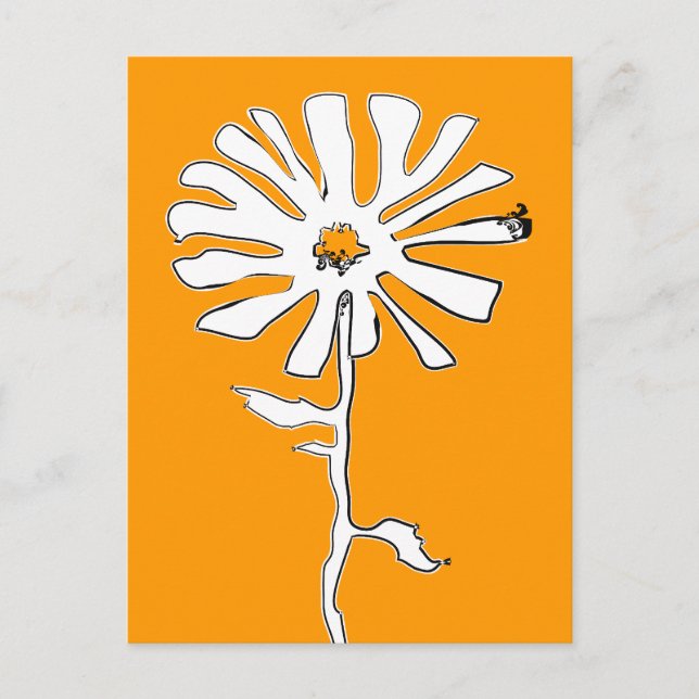 bläckblomma vykort (Framsida)