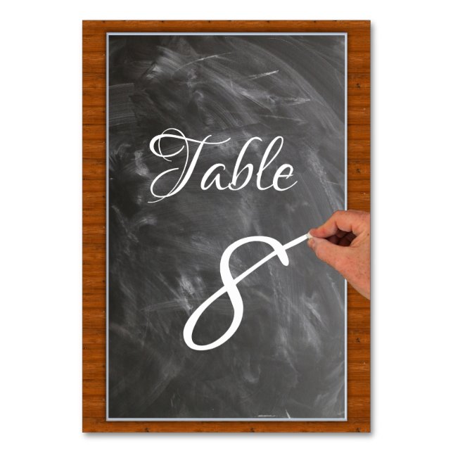 Blackboard Bordsnummer (Framsidan)