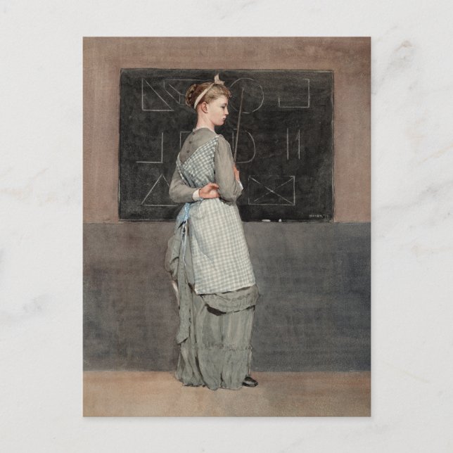 Blackboard | Winslow Homer Vykort (Framsida)
