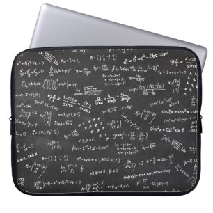 Blackboarden med Mathformler och numrerar Laptop Sleeve