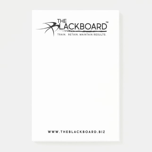 Blackboarden Postar det noterar Post-it Block (Framsida)