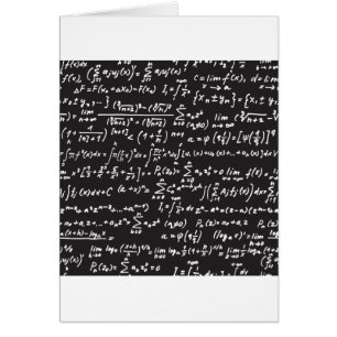BlackboardMathlikställande Hälsningskort