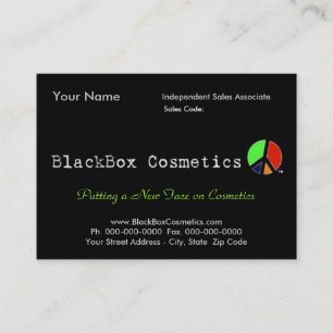 BlackBoxskönhetsmedel, oberoende Salar Associ… Visitkort