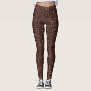 Bläckbrun. Leggings