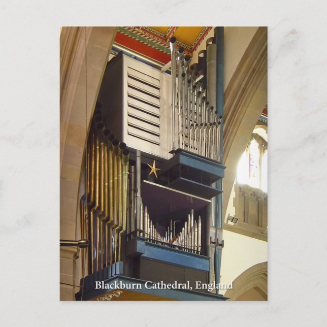 Blackburn Cathedral, brittiskt vykort (Framsida)