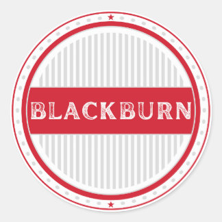 Blackburn City Pride Emblem – engelsk identitet Runt Klistermärke