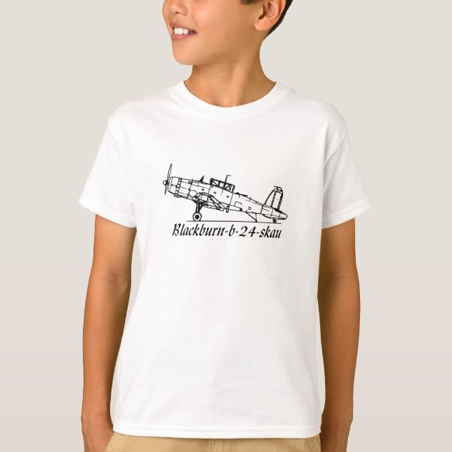 Blackburn med 24 flygplan t shirt (Framsida)