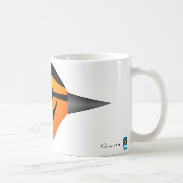 Blackburnian mugg (Höger)