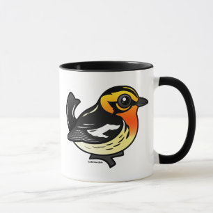 Blackburnian sångare mugg
