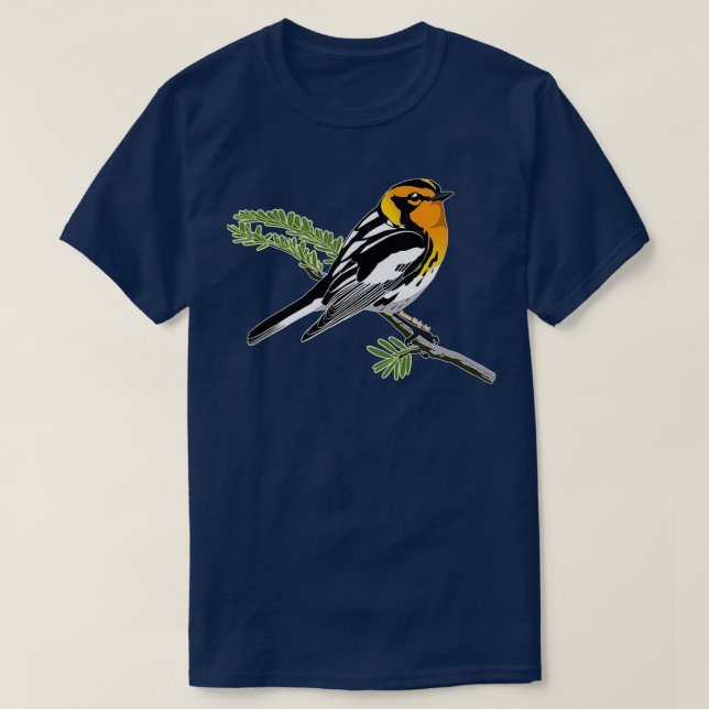 Blackburnian Warbler T Shirt (Design framsida)