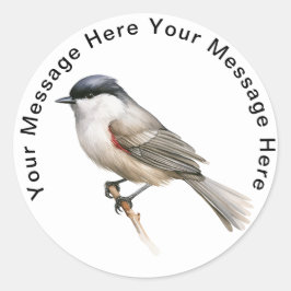 Blackcap Runt Klistermärke
