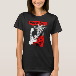 Blackcraft Baphomet Wiccan Gör Det Satanisk Femini T Shirt