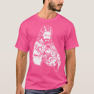 Blackcraft Jesus Kärlek Satan Baphomet Goat Atheis T Shirt