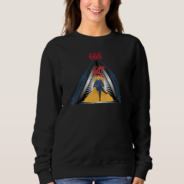 Blackcraft Satanic Occult Witch Goth Evil 666 2 T Shirt (Framsida)