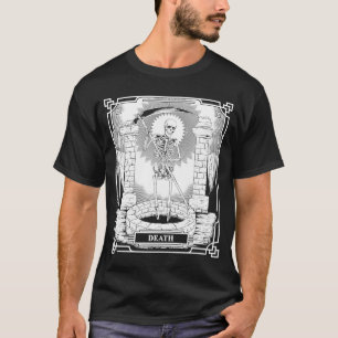Blackcraft Witchy Skeleton Döde Grim Reaper T Shirt