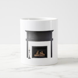 Blackened Steel Fireplace Surround Industrial Heri Jumbo Mugg