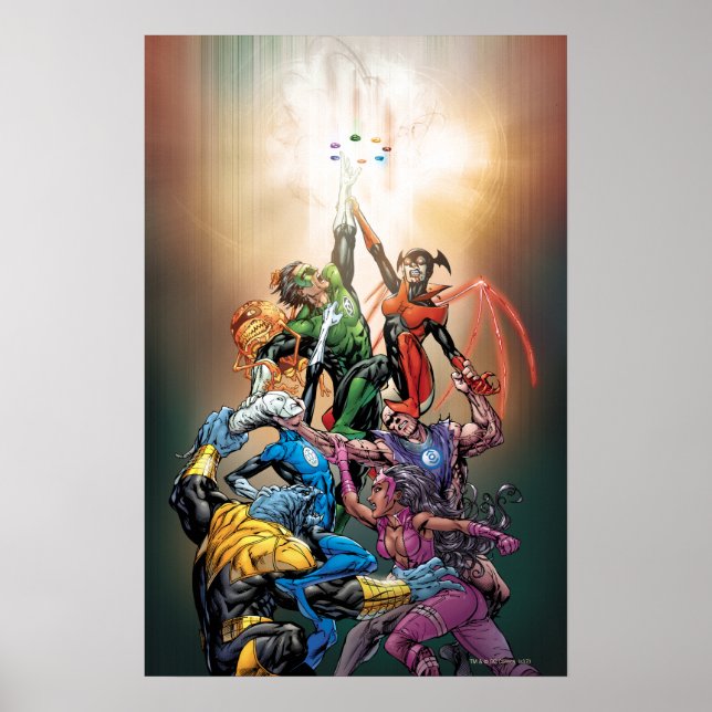 Blackest Night Cover Poster (Framsidan)