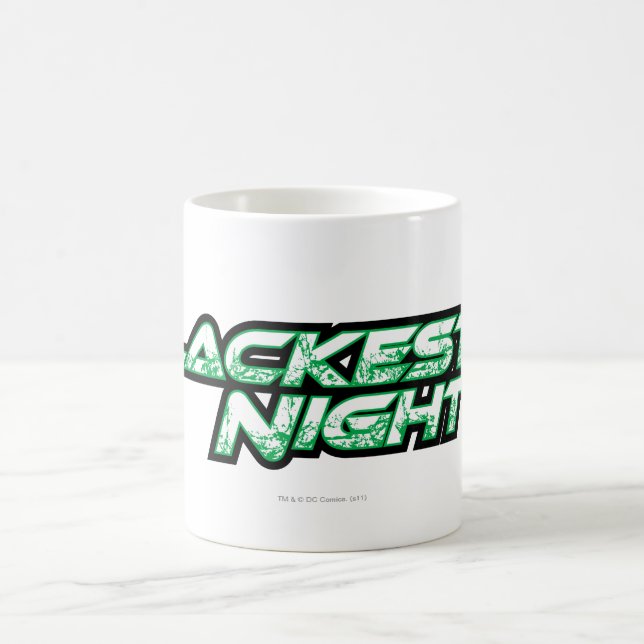 Blackest Night Logotyp 2 Kaffemugg (Center)