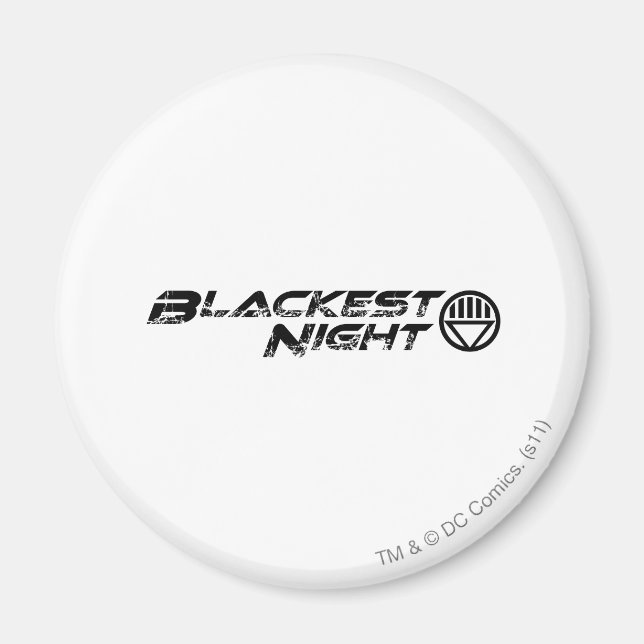 Blackest Night Logotyp Magnet (Framsidan)