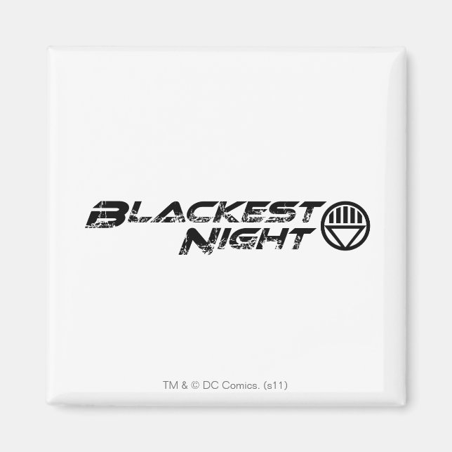 Blackest Night Logotyp Magnet (Framsidan)