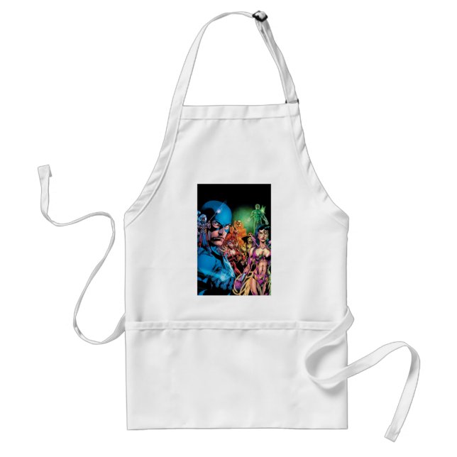 Blackest Night Tecknad Panel 2 - Färg Förkläde (Framsidan)