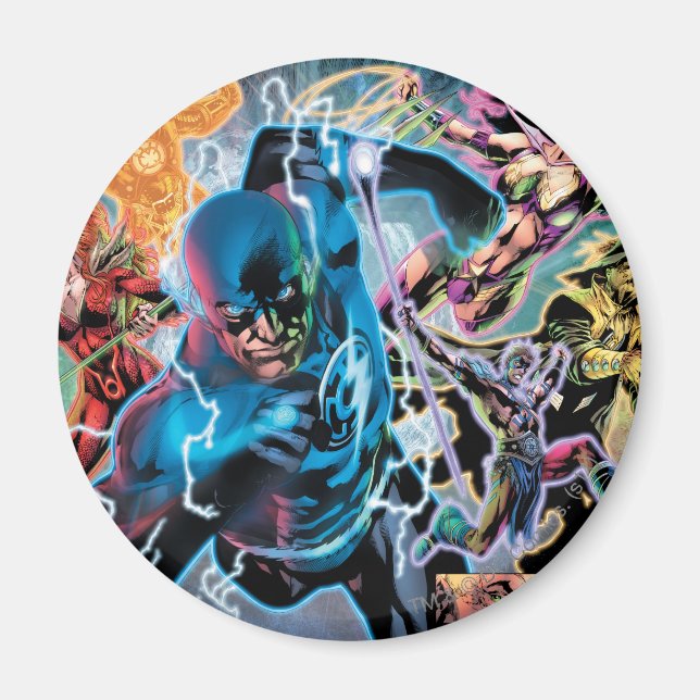 Blackest Night Tecknad Panel - Färg Magnet (Framsidan)