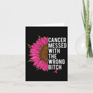 Bläcket med fel meddelande om bröstcancer rosa