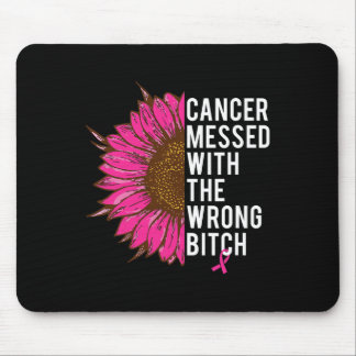 Bläcket med fel meddelande om bröstcancer rosa musmatta