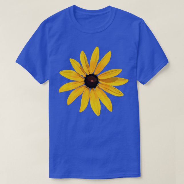 BlackEyed Susan Grönt TShirt T Shirt (Design framsida)