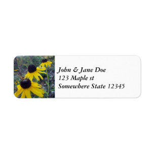 Blackeyed Susans Returadress Etikett