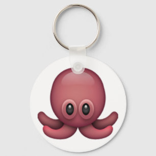 Bläckfisk - Emoji Nyckelring