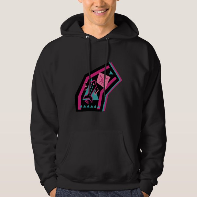 Bläckfisk från lycklig hoodie (Framsida)