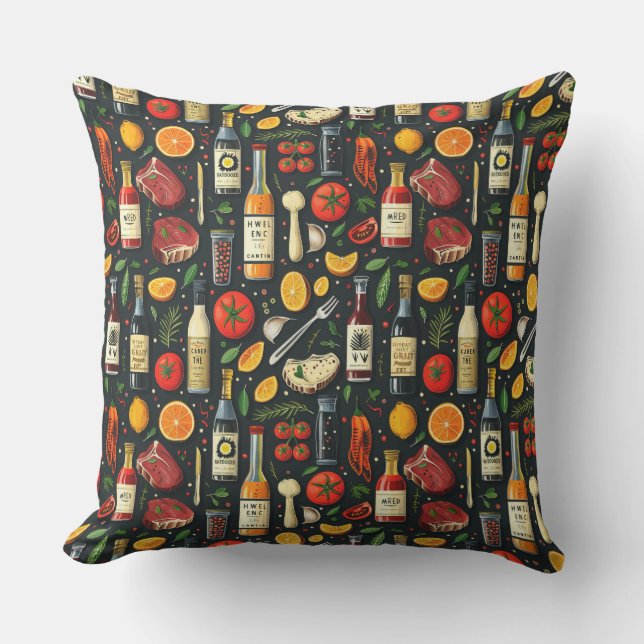 Bläckfisk, grillkuterier, griffar, giga kudde (Framsida)