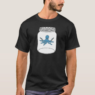 Bläckfisk i en burk t-shirt