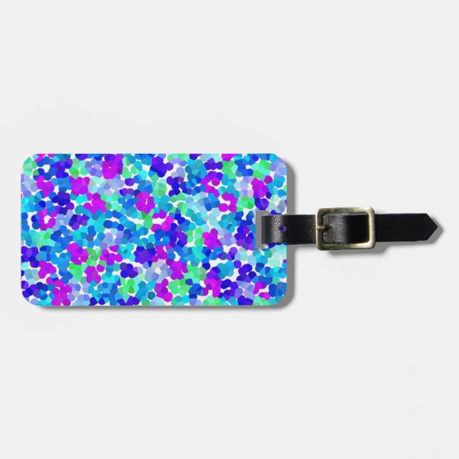 Bläckfisk i mönster bagagebricka (Horisontell Framsida)