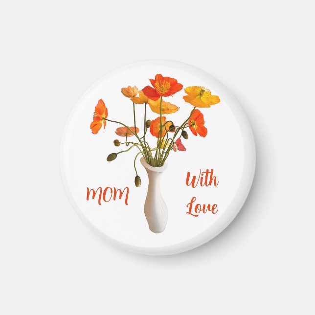 Bläckfisk i vas med namn magnet (Framsidan)