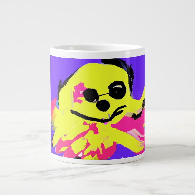 Bläckfisk kärlek  jumbo mugg (Framsidan)