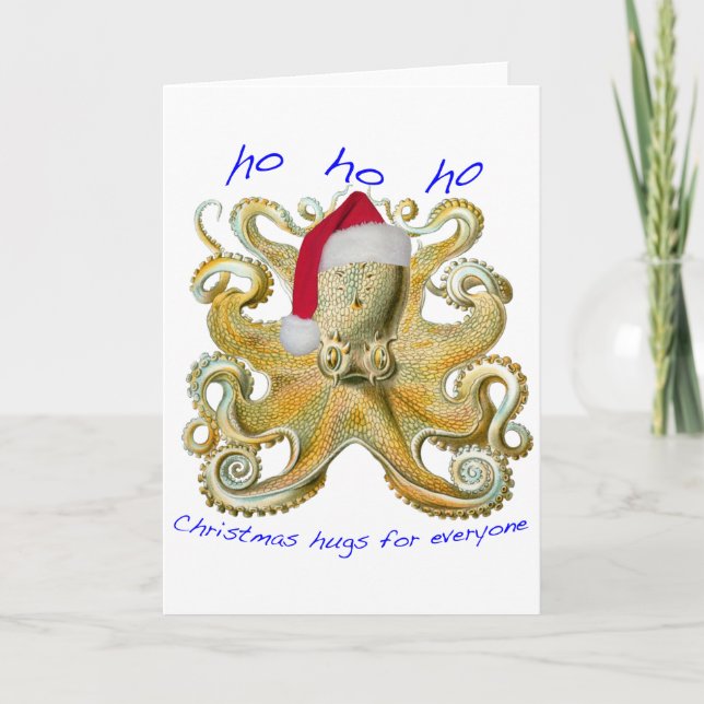 Bläckfisk Kort (Framsida)