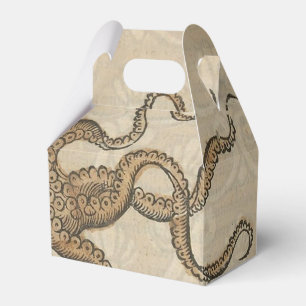 Bläckfisk Kraken Antik Marin Vilda Djur Presentaskar