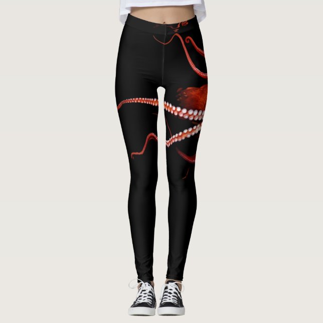 Bläckfisk Leggings (Framsida)