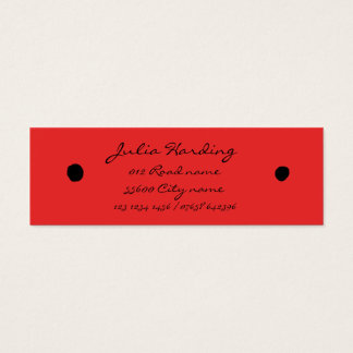 Bläckfisk Litet Visitkort