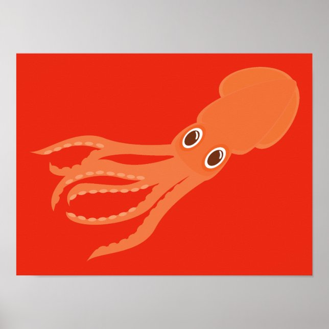 Bläckfisk Poster (Framsidan)