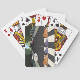 Bläckfisk som leker kort casinokort