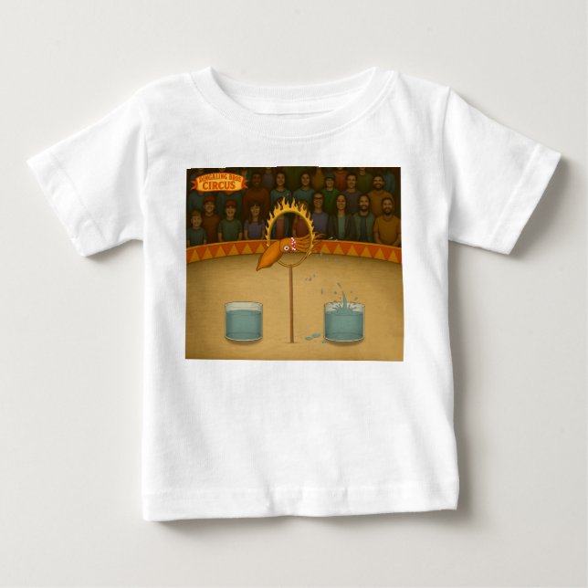 Bläckfisk som sprutar t shirt (Framsida)