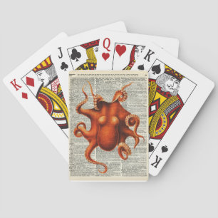 Bläckfisk Spel Kort