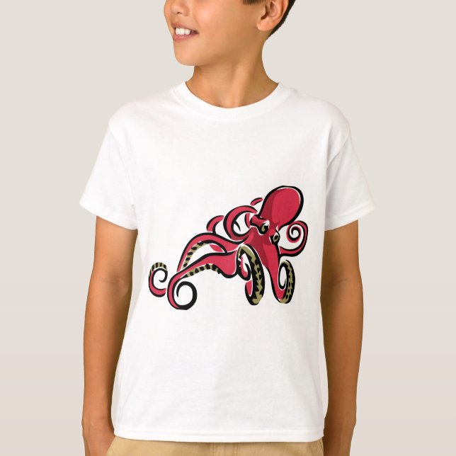 Bläckfisk Tee (Framsida)