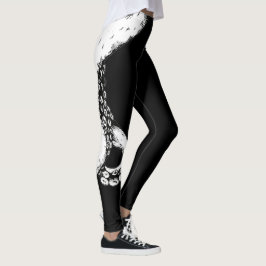 bläckfisk tentakler på svarta leggings