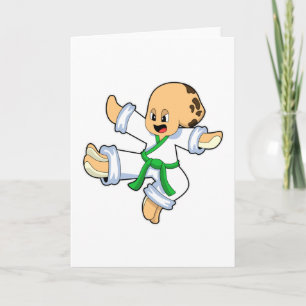Bläckfisk vid kampsport Karate Kort
