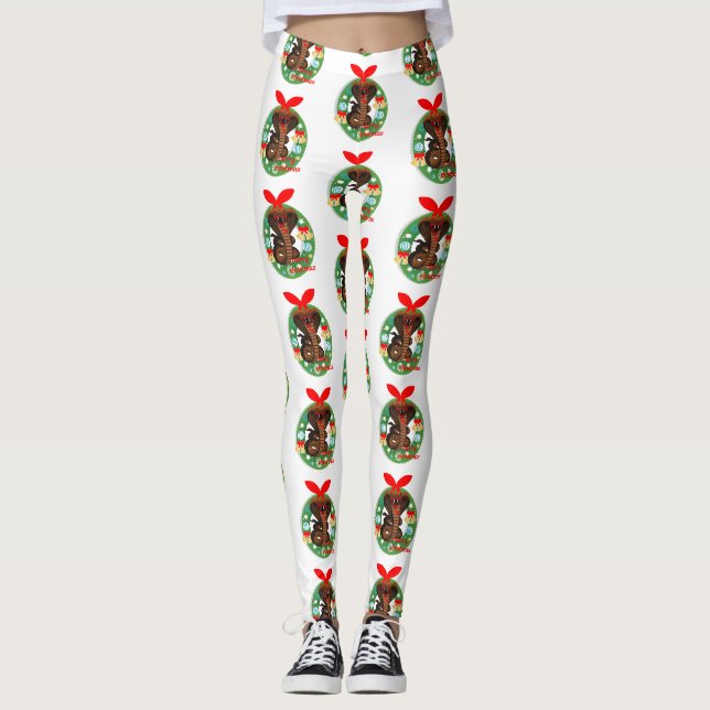 Bläckfiskar av god jul cobra leggings (Framsida)