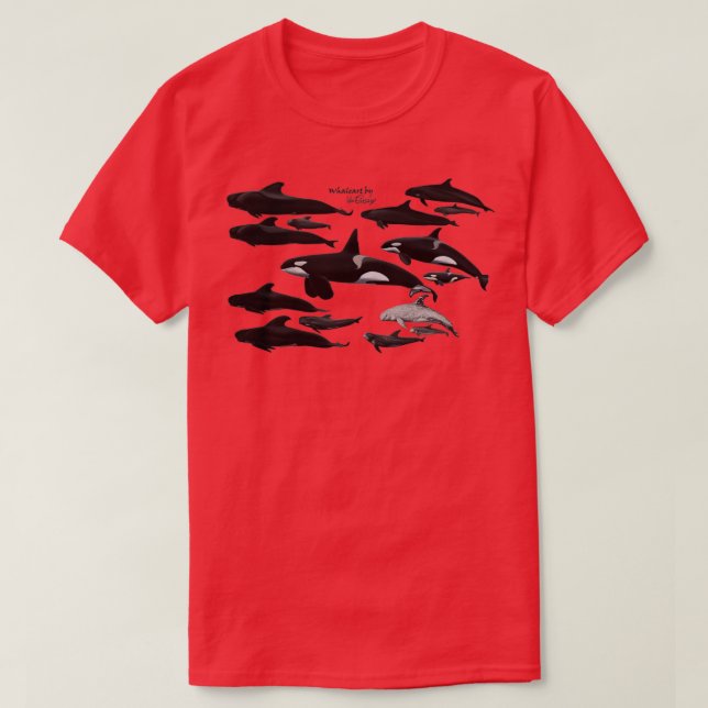 Bläckfiskarter T Shirt (Design framsida)
